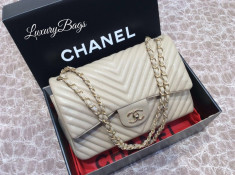 Genti Chanel Jumbo Classic Chevron Big Size Collection 2016 * LuxuryBags * foto