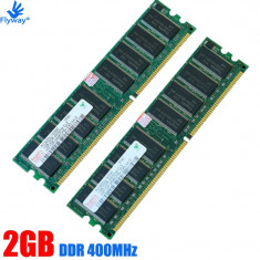 Memorie RAM DDR DDR1 2 GB Intel AMD 2x 1 GB desktop DDR-400 PC3200 184pin foto