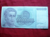 Bancnota 100 milioane Dinari 1993 Iugoslavia , cal.Buna