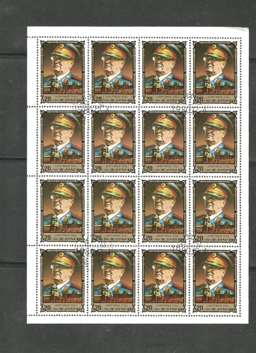 Korea 1980 - UNIFORMA MILITARA IOSIP BROZ TITO, KLEINBOGEN AK13