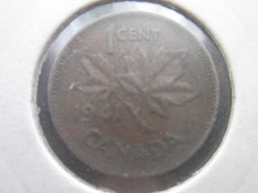 Canada . 1 cent . 1941 foto