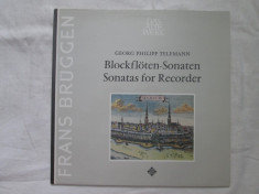 Telemann - Sonatas for recorder _ vinyl,LP,Germania foto