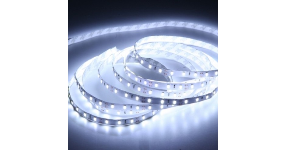 Banda leduri SMD 3mm alb 120 leduri pe metru culoare alb | Okazii.ro