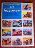 Album l&acute;encyclopedie par le timbre les transports transport avioane auto moto, 1960, Alta editura