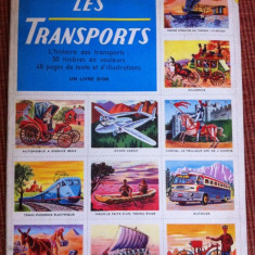 Album l´encyclopedie par le timbre les transports transport avioane auto moto