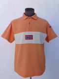 Tricou orange Napapijri original marimea L, L/XL, Bumbac