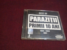 CD PARAZITII PRIMII 10 ANI VOL I SI II foto