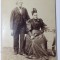 FOTOGRAFIE VECHE DE CABINET - MODA ANILOR 1800 - FORMAT 16 X 11 CM