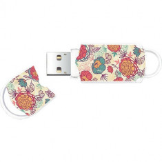 Memorie USB Integral Xpression Floral 2 32GB USB 2.0 White foto