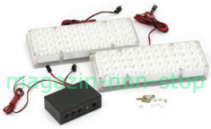 Stroboscop Auto 24V Cu 96 LED uri Galben foto