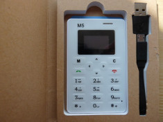 Telefon mobil AIEK M5 - extrem de mic, cel mai mic din lume Nou, cutie foto