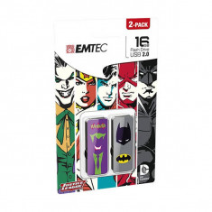 Memorie USB Emtec M700 16GB USB 2.0 Joker vs Batman Multicolor foto