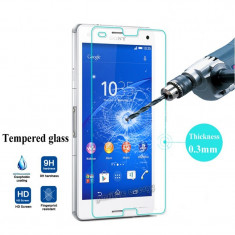 folie sticla tempered glass sony xperia z3 compact - fata foto