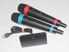 Microfoane wireless Singstar Sony Playstation 2 Playstation 3 PC foto