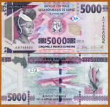 !!! GUINEA - 5.000 FRANCI 2015 - P 49 a - UNC