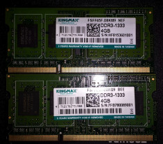 Memorii Kingmax laptop, DDR3, 4GB, 1333MHz foto