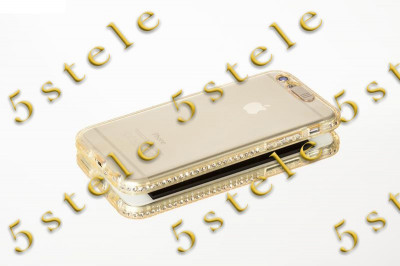 Husa Ultra Slim AMANDA Samsung G925 Galaxy S6 Edge Gold foto