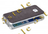 Husa Ultra Slim GLITTER Apple iPhone 5/5S Negru, iPhone 5/5S/SE, Silicon