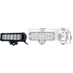 Proiector LED 718, 36W COMBO, 12/24V foto