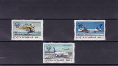 ROMANIA 1994 LP 1350 VALOAREA 110 L 635 L 500 L HARTIE FILIGRAN MNH foto