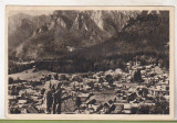 Bnk cp Busteni - Vedere din Bucegi - circulata 1955, Printata