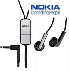 Handsfree Nokia HS-43 negru pentru Nokia 2730, 5230, 5310 XM foto
