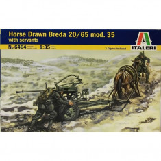 + Macheta 1/35 Italeri 6464 - Horse Drawn Breda 20/65 + foto