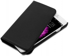 Husa Vetter 2 in 1 Leather Case Flip Series neagra pentru te foto