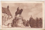 bnk cp Cluj - Statuia lui Matei Corvin - circulata 1958 - marca fixa