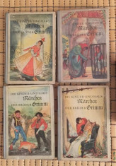 Kinder- und Hausmarchen : mit farbige illustrationen von Karl Fischer 4volume foto