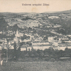 ZALAU , VEDERE GENERALA A ORASULUI , CIRCULATA 1928
