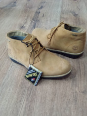 Ghete barbat TIMBERLAND Gore-tex originale noi piele nubuck camel 40 foto