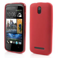 Husa silicon rosie (EPC) pentru telefon HTC Desire 500 / 506 foto