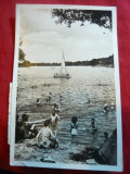 Ilustrata Bucuresti - Lacul Floreasca , circ. 1956, Circulata, Fotografie