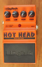 Digitech hot head distortion - pedala distors chitara foto