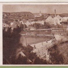 bnk cp Ocna Sibiului - Hotelul Statului , vazut din Parc - circulata 1949