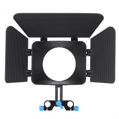 Matte box parasolar 15mm rail rod camshade pt dslr foto