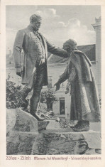 ZALAU - ZILAH , MONUMENTUL LUI WESSELENYI , CIRCULATA 1928 foto