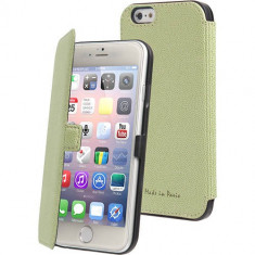 Husa Flip Cover Muvit 106196 Made in Paris lime pentru Apple iPhone 6 foto