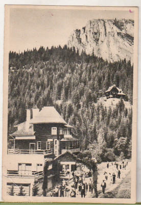 bnk cp Lacul Rosu - Vedere - circulata 1955 foto
