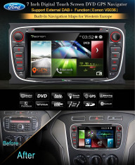 Navigatie Ford Eonon 5162 7? Digital Multimedia Car GPS DVD Radio Bluetooth etc. foto