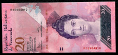 VENEZUELA 20 bolivares 2011 UNC necirculata ** foto