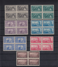 ROMANIA 1928 , LP 81 , 50 ANI DE LA UNIREA DOBROGEI , BLOC DE 4 , MNH foto