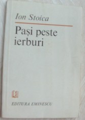 ION STOICA - PASI PESTE IERBURI (VERSURI, editia princeps - 1984)