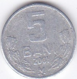 Moneda Moldova 5 Bani 2001 - KM#2 VF