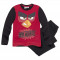 Pijama cu maneca lunga Angry Birds rosu/negru