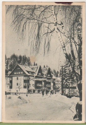 bnk cp Predeal - Vedere - circulata 1956 foto