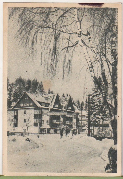 bnk cp Predeal - Vedere - circulata 1956