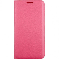 Husa Flip Cover Anymode FA00045KPK Agenda Pink pentru Samsung Galaxy S6 Edge Plus foto
