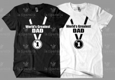 Tricouri Personalizate World&amp;#039;s Greatest Dad foto